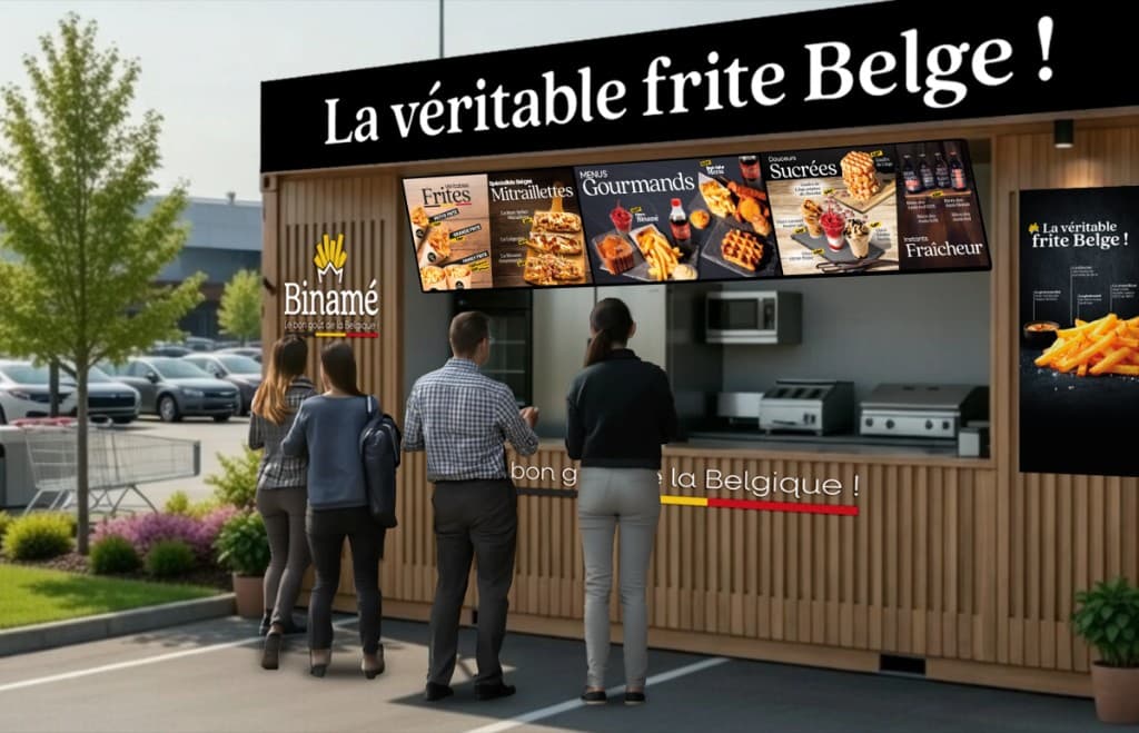 Kiosque Binamé ouvert — accueil et convivialité